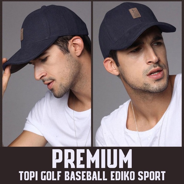 Topi Baseball Golf Outdoor Ediko Snapback Pria Wanita Casual Hat