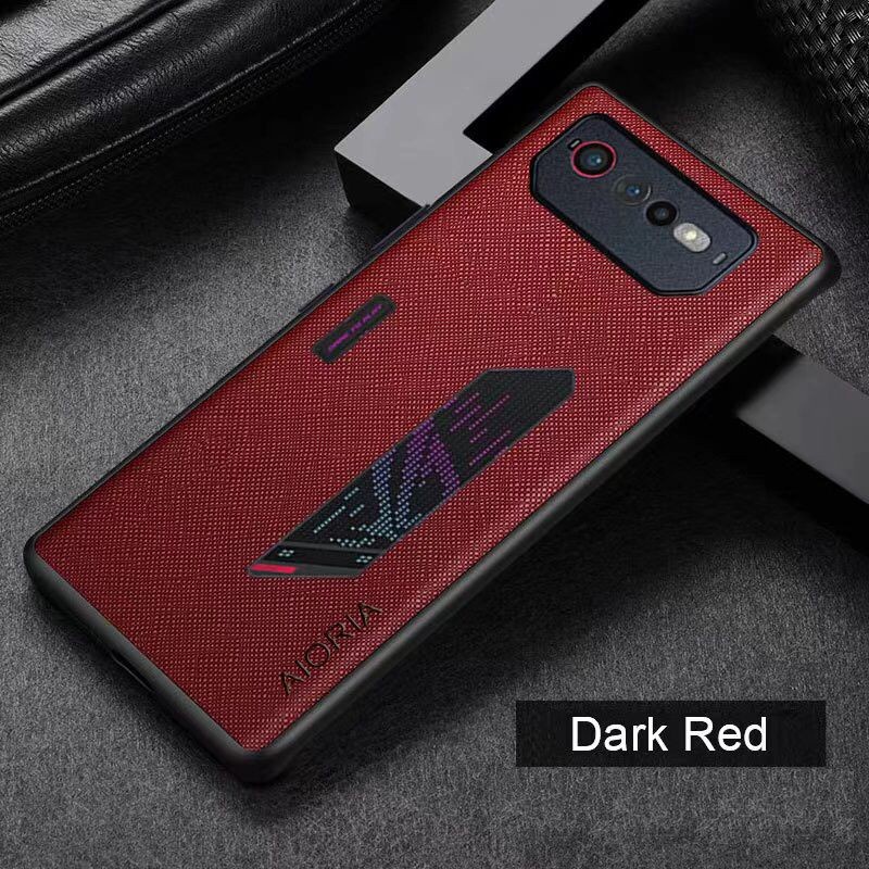 ASUS ROG PHONE 6 COVER SOFT CASE CANVAS CROSS PATTERN SILIKON SOFTCASE - BLACK ROG 6