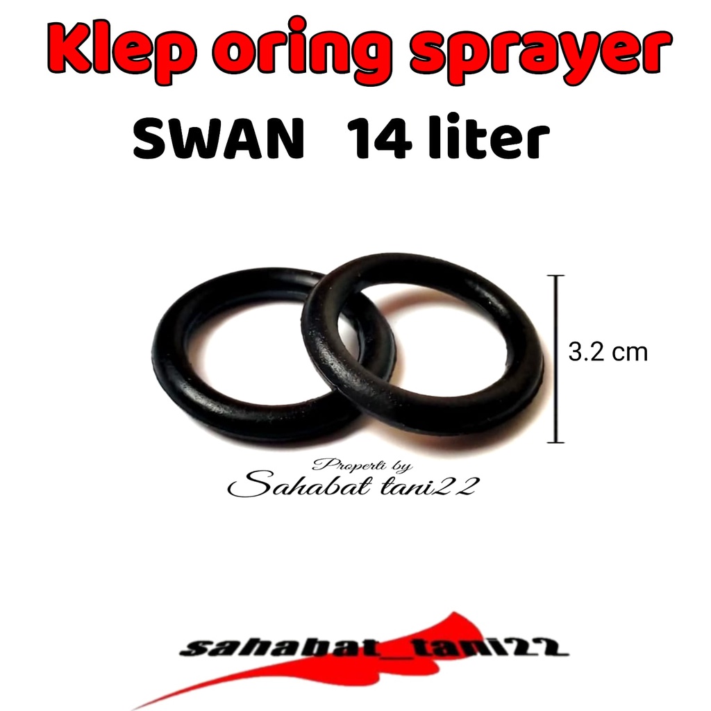 Klep oring Swan 14 liter Klep oring Sprayer Swan 14 liter