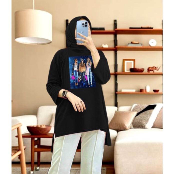 Tunik fashion wanita hijab L XL XXL