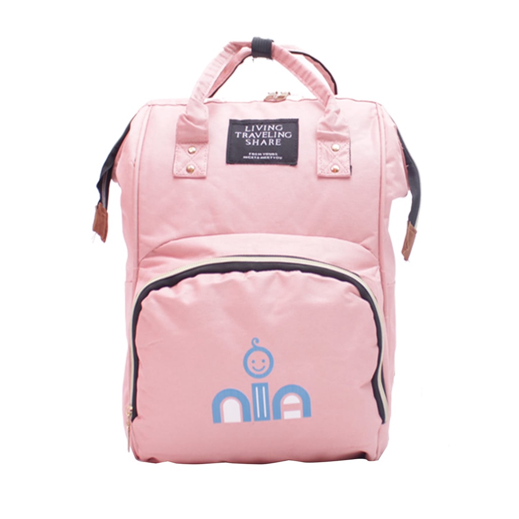 Tas Bayi Waterproof Backpack NIA Diapers Bag Perawatan Tas Perlengkapan Bayi Ransel Merek NIA