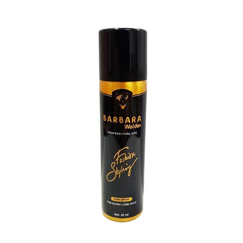 BARBARA HAIR SPRAY 80ML EXTRA STRONG HITAM STYLING RAMBUT WALDEN