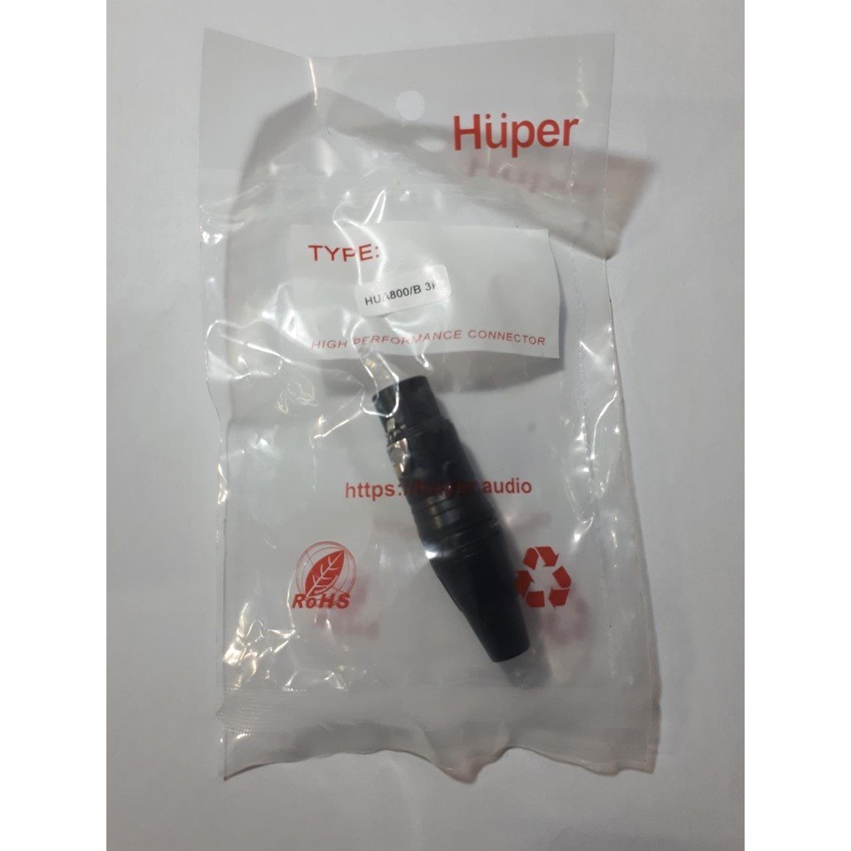 SOCKET XLR HUPER soket canon huper HUA800/N 3P