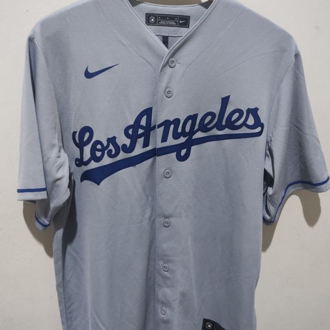 Baju Kaos Kemeja Jersey Baseball Pria & Wanita Dodgers - Dodgers Blue