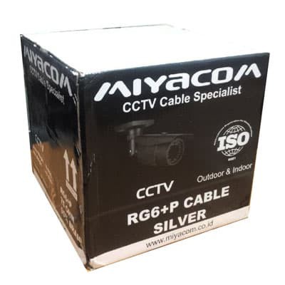 KABEL RG6+ PUTIH MIYACOM 1 ROLL