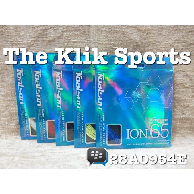 Senar Badminton Toalson Ion 65