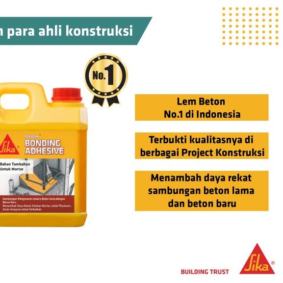 

Sikacim Bonding Adhesive Bonding Agent Lem Beton 900ml
