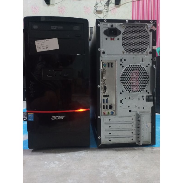 CPU Acer Aspire Core i3-4170 Ram 4GB HDD 500GB DVDRw