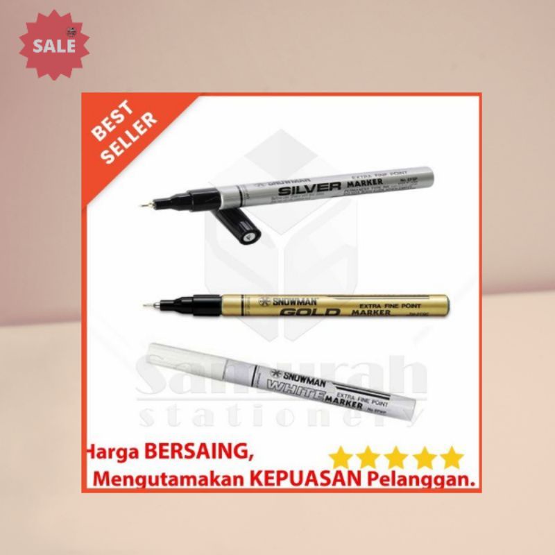

SPIDOL SNOWMAN PAINT MARKER "EXTRA FINE TIPE"(PRODUK ORIGINAL)