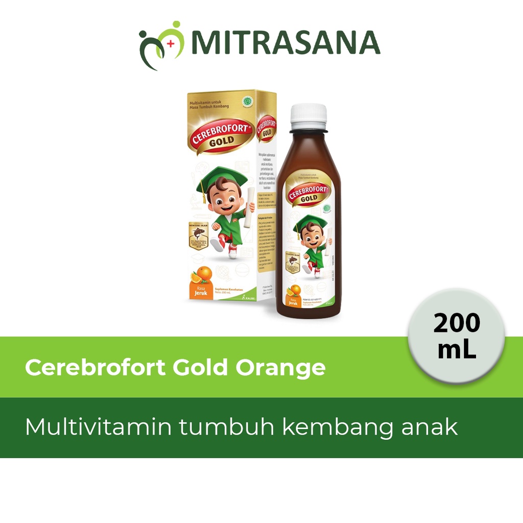 Cerebrofort Gold Syrup 200ml Orange