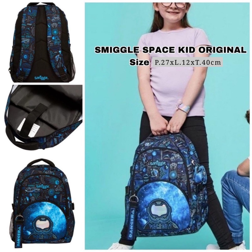 Tas Ransel Sekolah Anak SD Smiggle anak cewek &amp; cowok