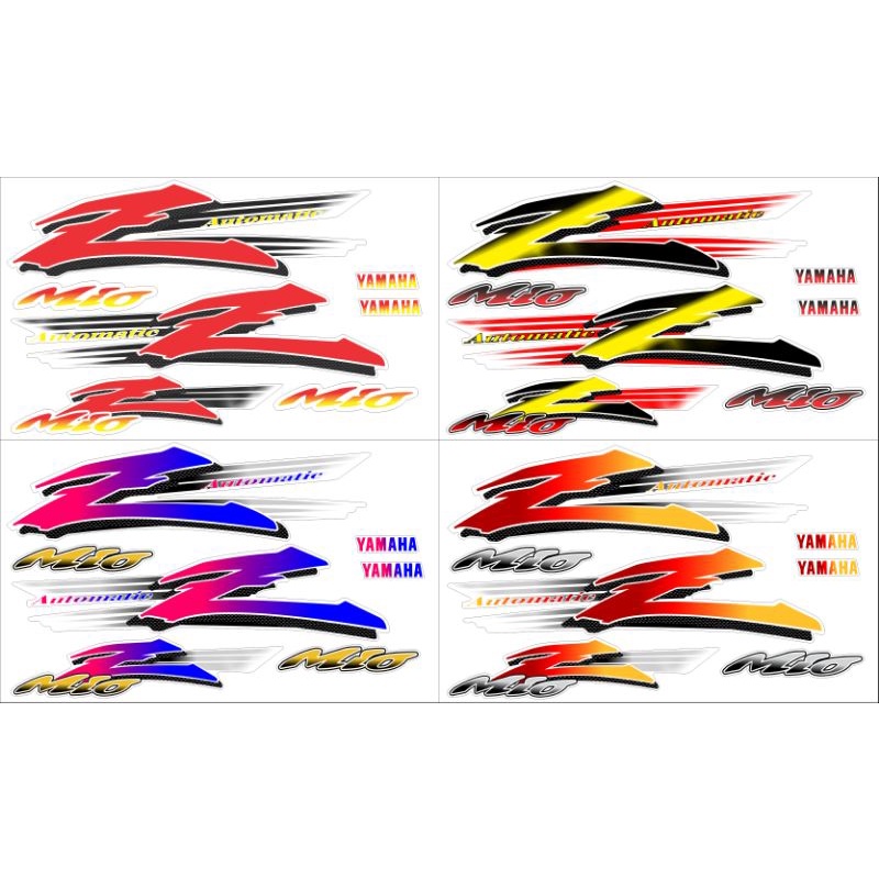 Striping mio sporty thailand Striping mio smile variasi kanji thailand striping transparan mio z tha