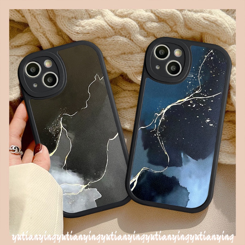 Soft Case Desain Garis Abstrak Cat Air Untuk VIVO Y12 Y22s Y35 Y22 Y21s Y16 Y33s Y15s Y21A Y20 Y21T V23 Y15 Y51A Y20i Y01I Y15s Y30 Y33 Y15s Y20 Y30 Y33T Y1 Y95 Y3S