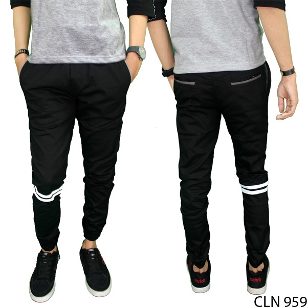 Celana Jogger Keren Chino Krem Coklat – CLN 1095