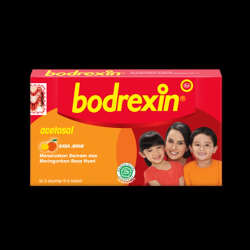 Bodrexin Tablet isi 16 tablet. Obat demam anak