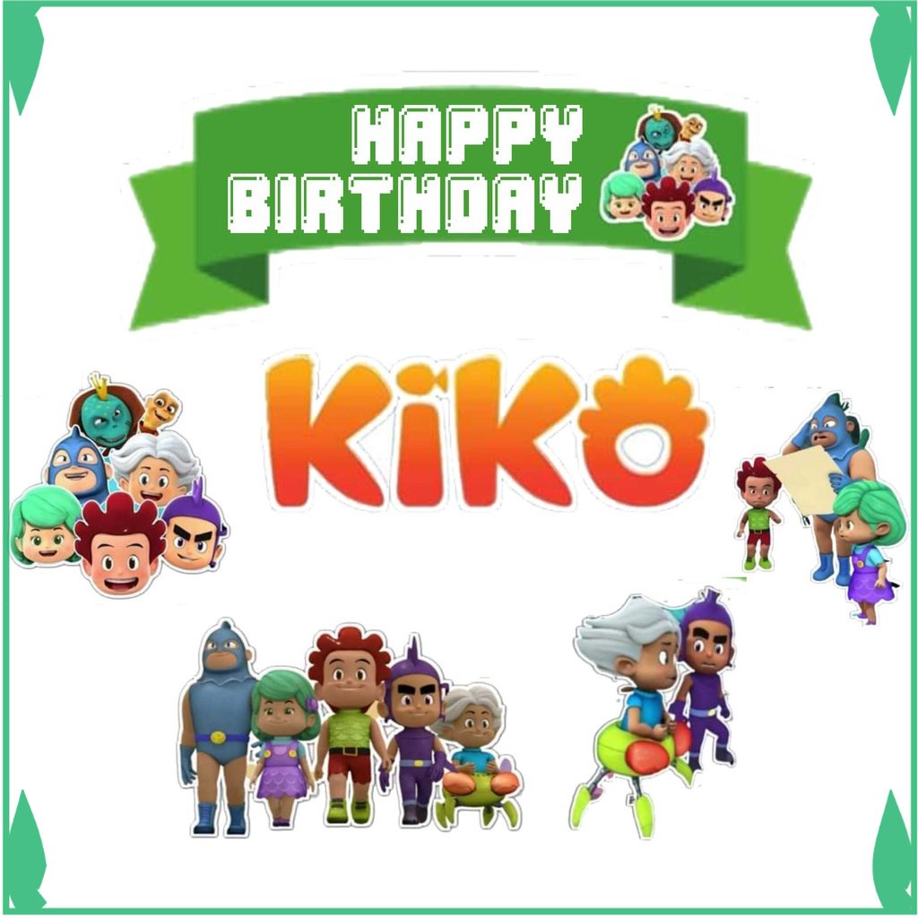 

TOPER KUE HIASAN KUE KIKO TOPPER CAKE ULANG TAHUN FADHILSOUVENIR