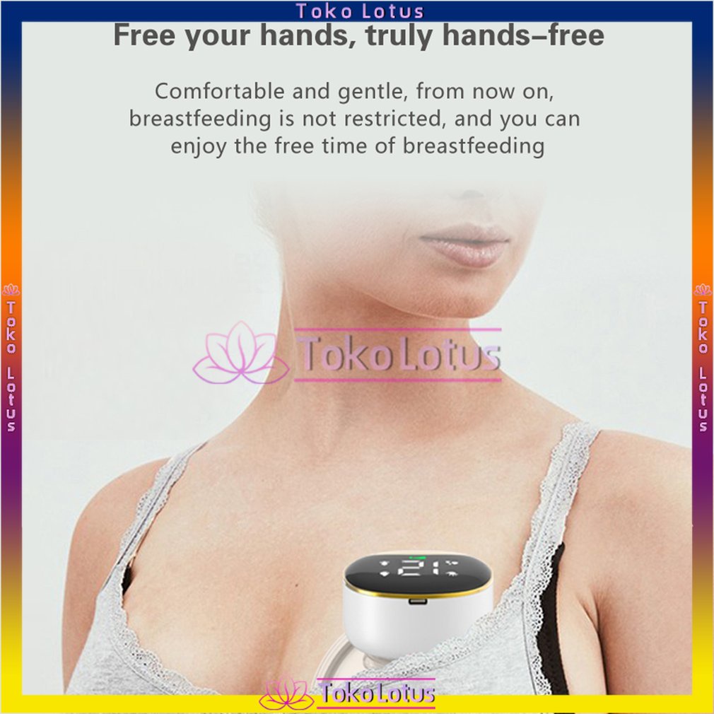 Breast Pump Handsfree Portable Rechargeable Pompa LED Pompa ASI Elektrik Wearable