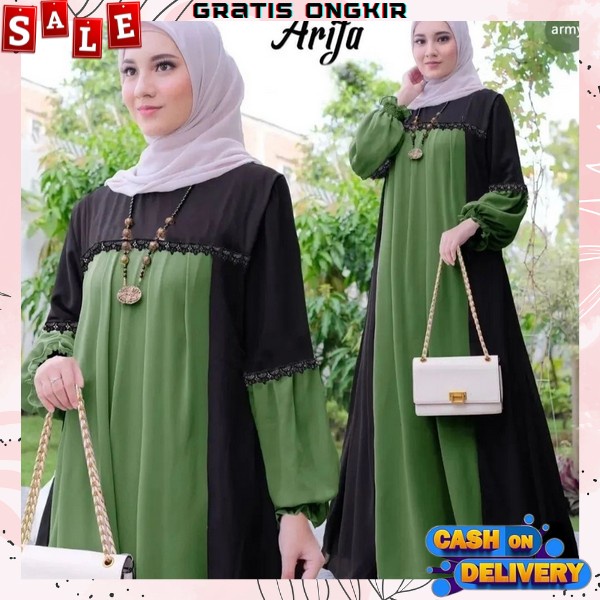 Baju Gamis Elegan Wanita Casual Import Premium Jumbo Gsmis Cewek Model Terbaru Terbaru 2023 Pesta Ko