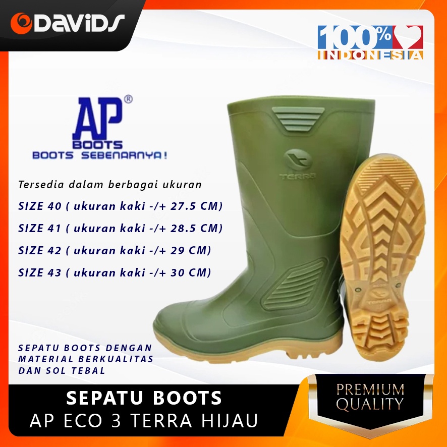 Ap Boots Sepatu Proyek Boot Tukang Bangunan Petani Apd Terra Eco 3