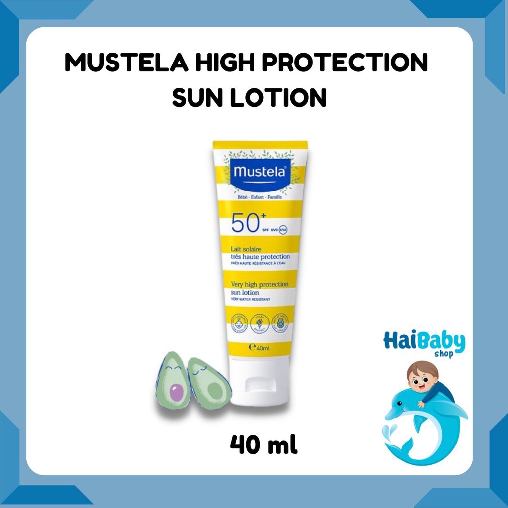 Jual Mustela High Protection Sun Lotion 40 ml Shopee Indonesia