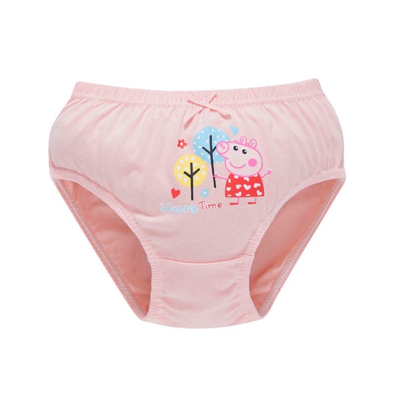 SET Celana Dalam Anak Perempuan Bahan Katun Import Premium Gambar PeppaPig Pink Isi 5 Pcs Free Box Lucu Celana Dalam Anak Bahan Katun Lucu Kolor Anak Murah