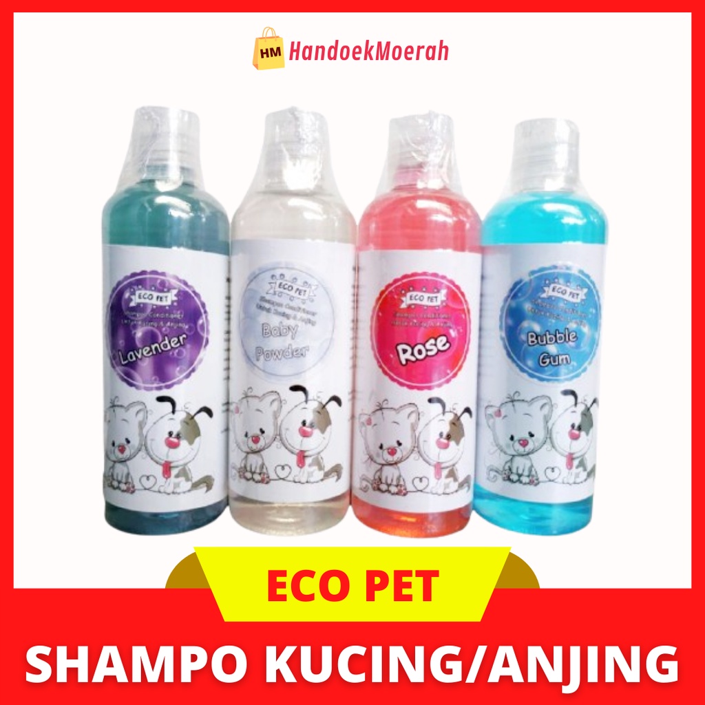 ECO PET 250ml / Shampo Plus Conditioner Kucing &amp; Anjing Murah