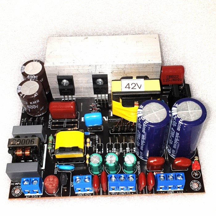 kit trafo smps 5A ct 42v..extra ct15v(1.5A)&12v