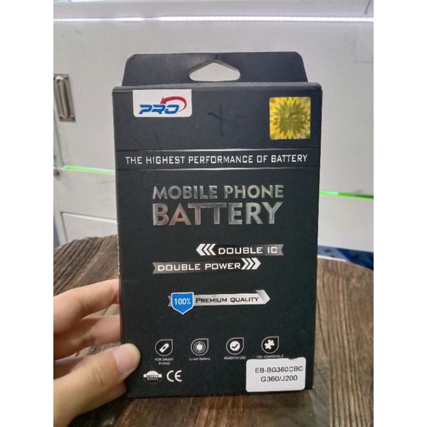 BATRE PRO SAMSUNG J2 J200 DOUBLE POWER