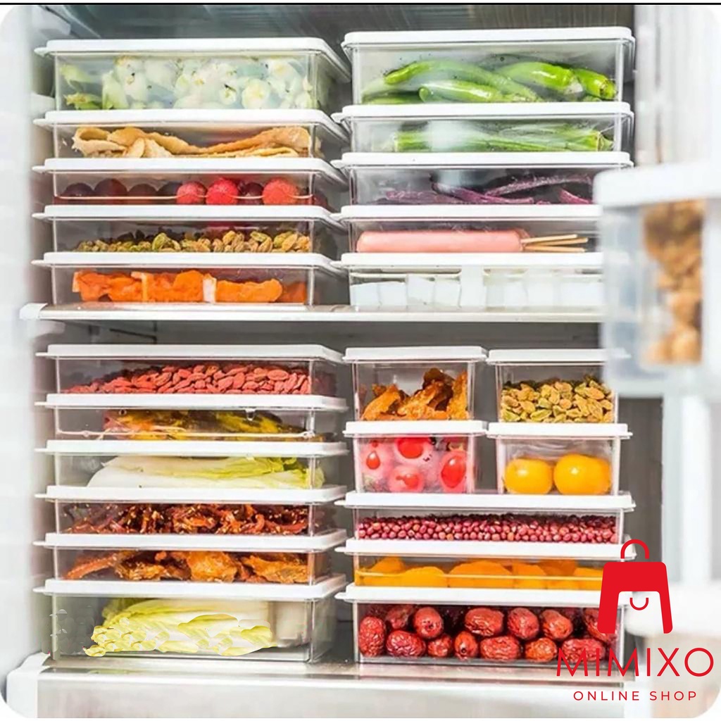 NEXXIO Kotak penyimpanan makanan kulkas / Freshly food container korean / kontainer kotak  makanan kulkas food storage Box fridge Food