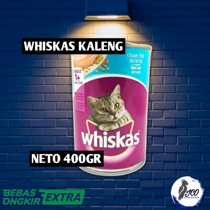 Jual WHISKAS KALENG 400GR WHISKAS WET CAT FOOD 400GR MAKANAN BASAH