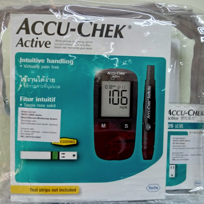Alat Test Cek Gula Darah Accu - Check Active
