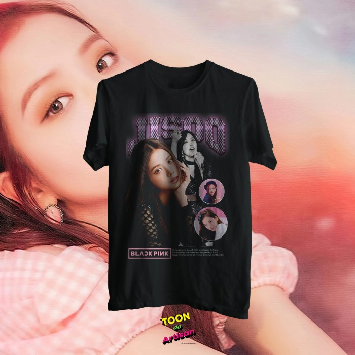 KPOP RAPTEE JISOO BLACKPINK - KAOS JISOO BLACKPINK