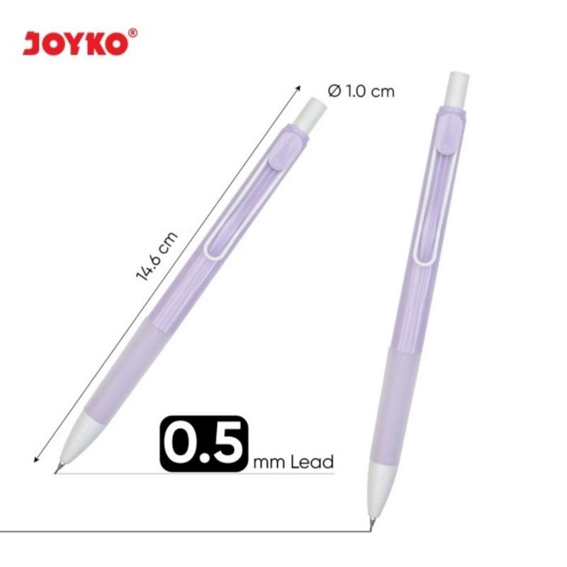 

mekanik pensil 0.5mm joyko MP-54 metal clip (1pcs)
