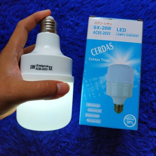 Lampu Emergency Otomatis / Lampu Cerdas / Bohlam SX 28W / LED Lampu Darurat