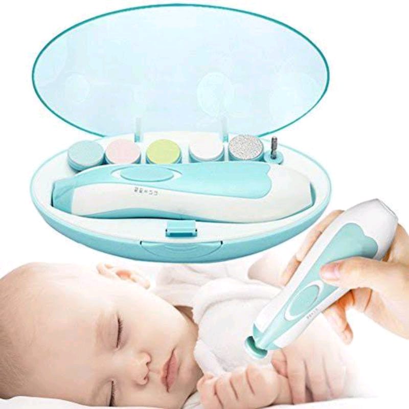 Baby Set Nail Trimmer | Gunting kuku Bayi Elektrik 6 in 1 Menicure Pedicure Automatic