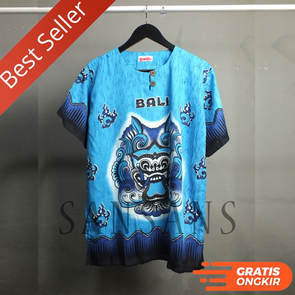 baju bali pria dan wanita dewasa asli / baju barong bali pria dan wanita / kaos bali / kaos pantai /