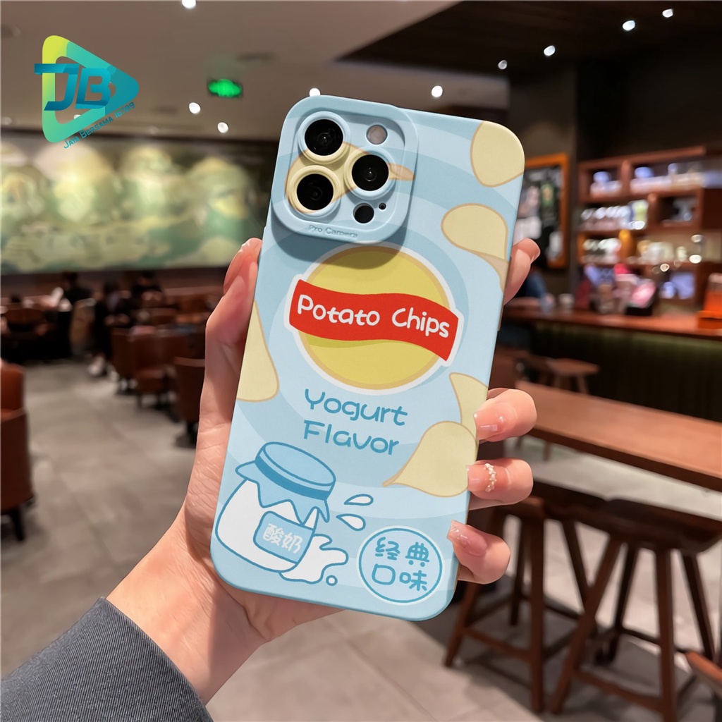 CUSTOM CASE SOFTCASE SILIKON PROCAMERA POTATO CHIPS CUSTOM OPPO REALME VIVO XIAOMI SAMSUNG INFINIX IPHONE FOR ALL TYPE JB6229