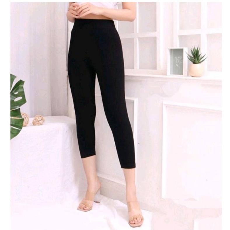 *Diskon* Legging Wanita Tebal 7 per 8 jumbo Polos ....
