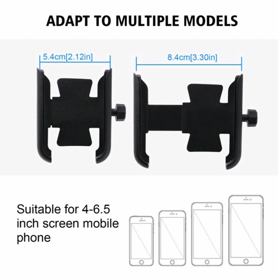 PHONE HOLDER / DUDUKAN HP SEPEDA MOTOR / HOLDER HANDPHONE SPION SEPEDA KOKOH