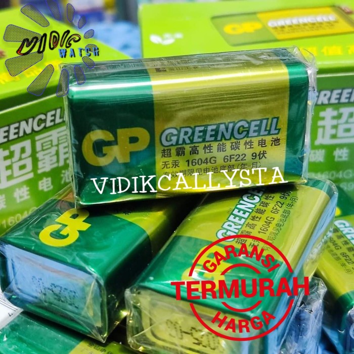 Battery baterai Batre Kotak 9V GF22 Asli Awet ORI