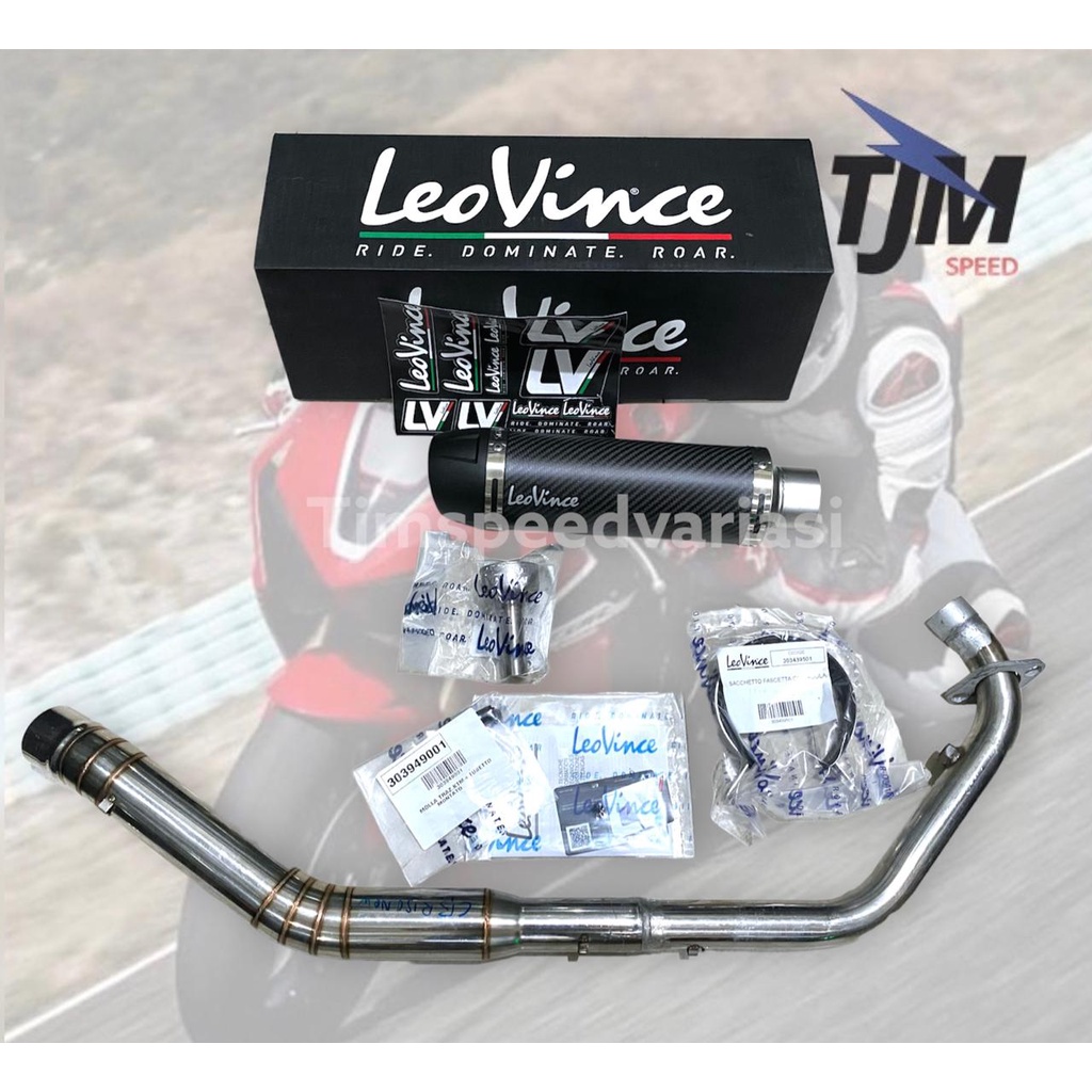 knalpot Leovince GP Corsa Evo Long ori Italy full system for R15M R15V3 V4