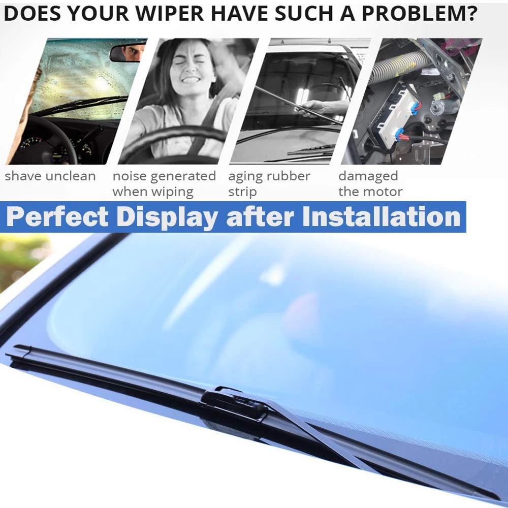 Wiper Banana Frameless / Wiper Mobil Banana Frameless Uk 14&quot; - 26&quot;