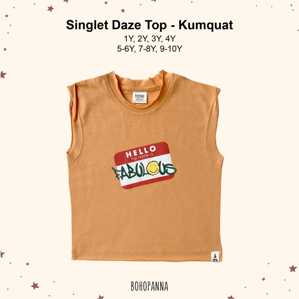 Bohopanna Singlet Daze Top - Atasan Anak 1-4 tahun