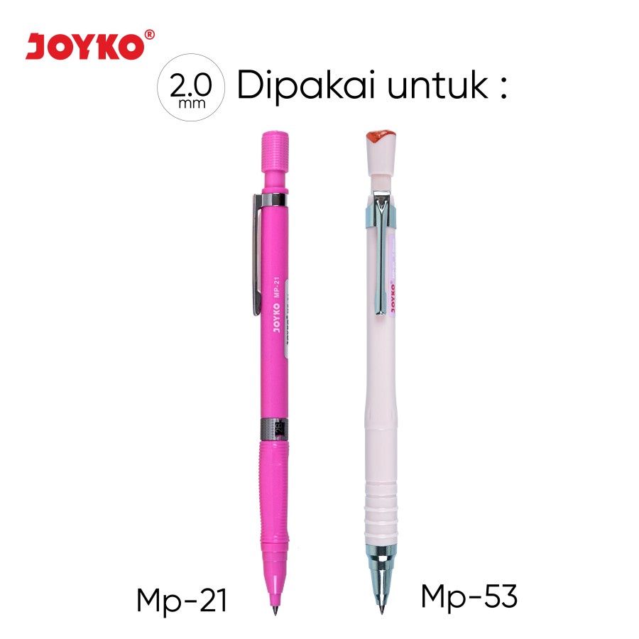 Isi Pensil Mekanik Joyko 2B 2 mm PL-16 [1 LUSIN]