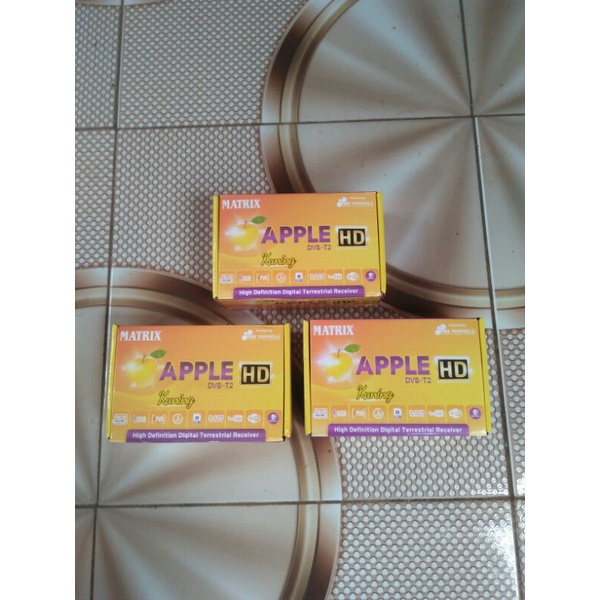 Set top box matrix aple kuning