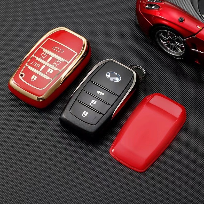 Case Kunci Mobil Keyless Bahan TPU Untuk Toyota Camry Fortuner Hilux 2022