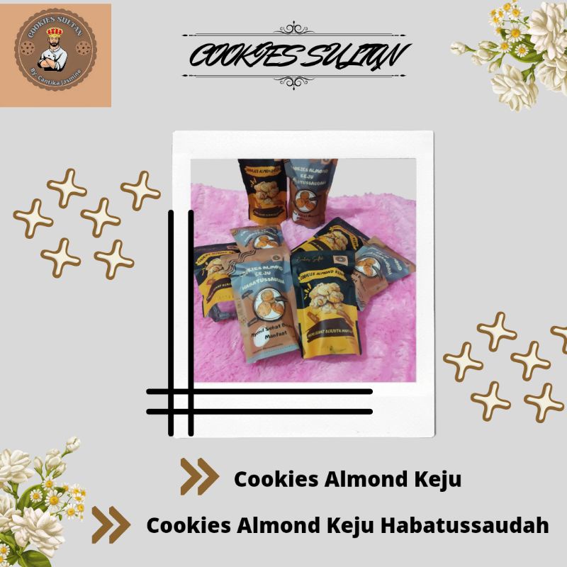 

Cookies Almond Keju & Cookies Almond Keju Habatussaudah | Cookies diet tanpa minyak |