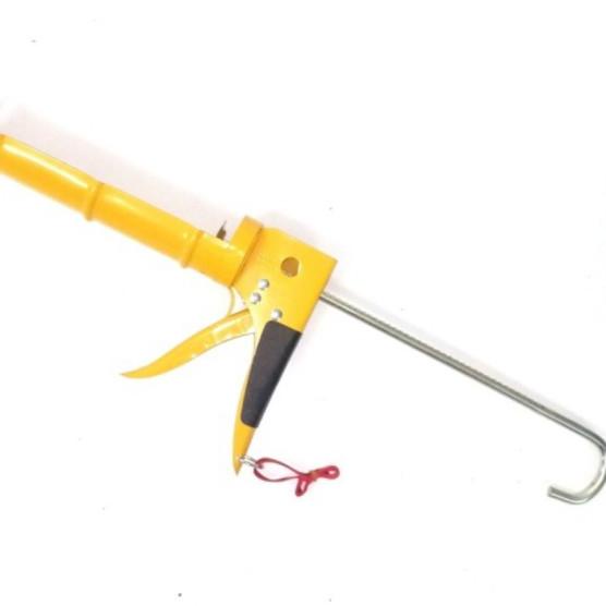 

Gun Silicone / Tembakan Silicone Sealant Kuning Ellpro + Cutter