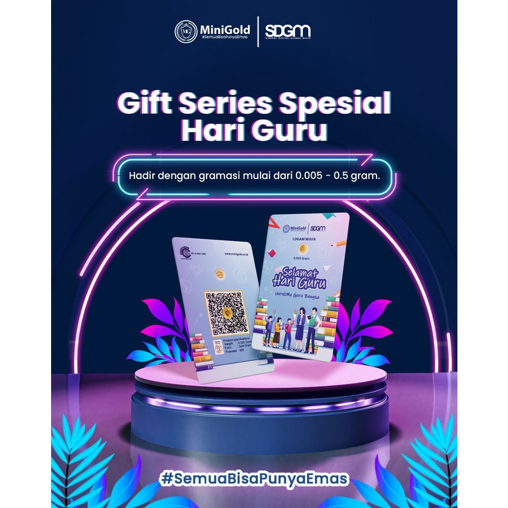 MINI GOLD/EMAS MINI/GIFT SERIES SPESIAL HARI GURU