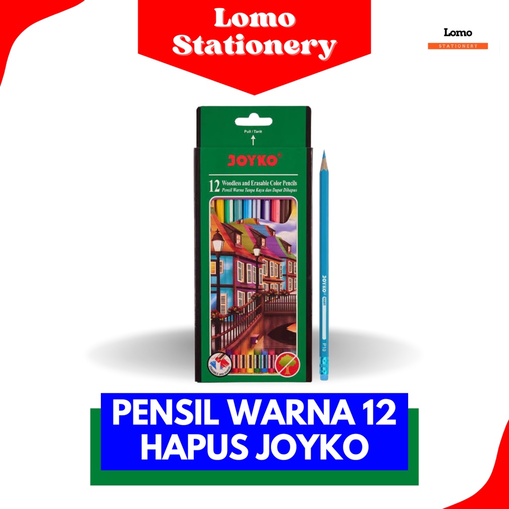 

Pensil Warna Dapat Dihapus Joyko CP-109